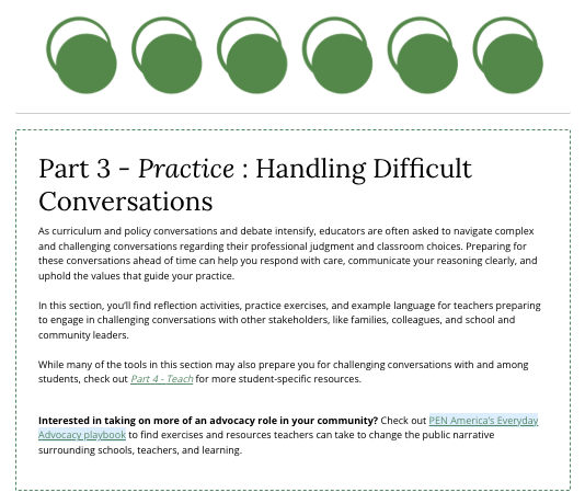 Part 3 - Practice: Handling Difficult Conversations